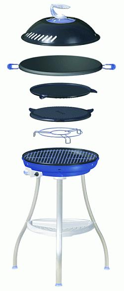 camper Grill  Grill a gas Carri chef de luxe 8150 - cadac