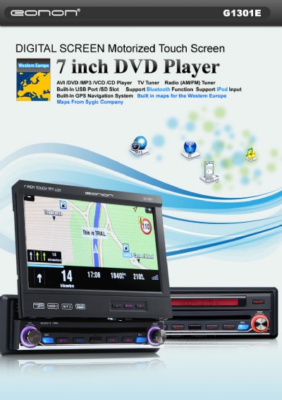 camper Autoradio e CB  1 din gps touch-screen 7 pollici