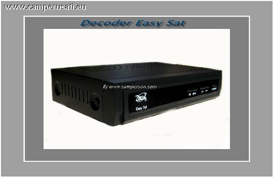 camper Decoder Satellitari  Mini decoder easy sat auto camper casa 12-220