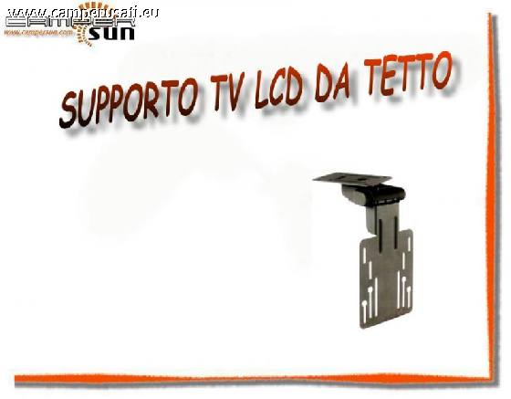 camper Portatelevisori  Supporto x tv lcd da tetto camper