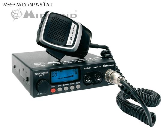 camper Autoradio e CB  Alan 78 plus multi b