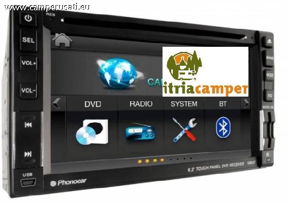 camper Autoradio e CB  Phonocar VM037 LCD 6.2